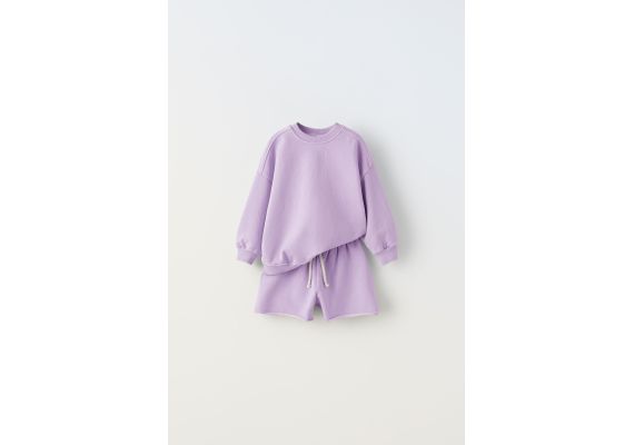 Zara Мягкий худи и шорты-бермуды в комплекте , Цвет: multicolor, Размер: 6 лет (116 см), изображение 2