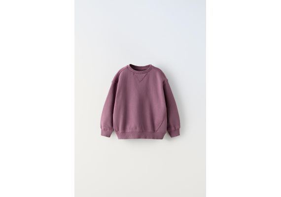 Zara Пленчевый свитшот с контрастными швами , Цвет: multicolor, Размер: 1½ лет (86 см)