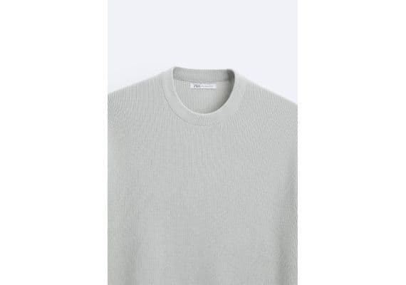 Zara Вязаный топ с purl knit top , Цвет: Синий, Размер: S (US S), изображение 8