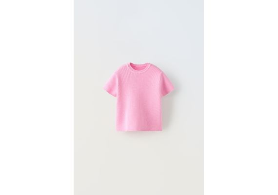 Zara Верх из полосатого трикотажа , Цвет: Розовый, Размер: 3 лет (98 см)