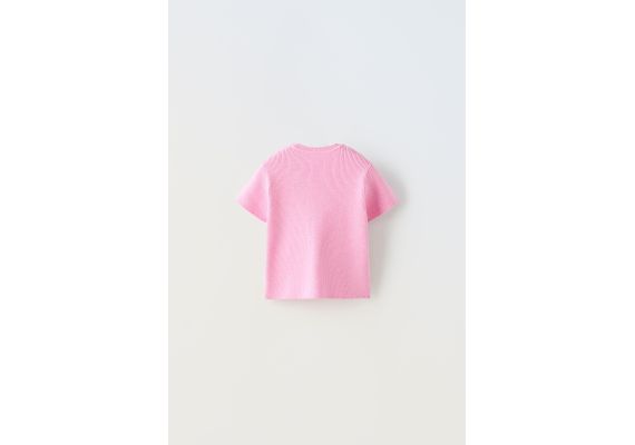 Zara Верх из полосатого трикотажа , Цвет: Розовый, Размер: 3 лет (98 см), изображение 2