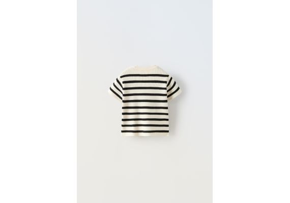 Zara Трикотажная полосатая майка , Цвет: multicolor, Размер: 1½ лет (86 см), изображение 3