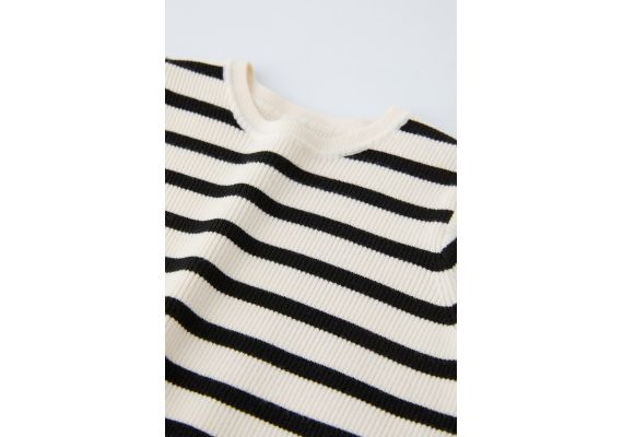 Zara Трикотажная полосатая майка , Цвет: multicolor, Размер: 1½ лет (86 см), изображение 4