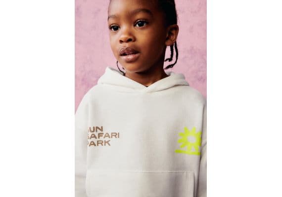 Zara Толстовка neon sun hoodie , Цвет: Белый, Размер: 1½ лет (86 см), изображение 5