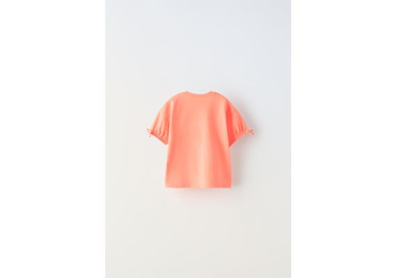 Zara Простая футболка с бантами , Цвет: multicolor, Размер: 1½ лет (86 см), изображение 2