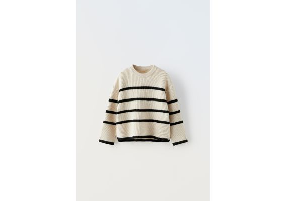 Zara Полосатый трикотажный свитер , Цвет: multicolor, Размер: 3-4 лет (104 см)