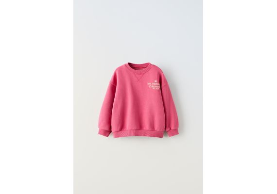 Zara Толстовка с вышивкой исла-белла , Цвет: Розовый, Размер: 1½ лет (86 см)