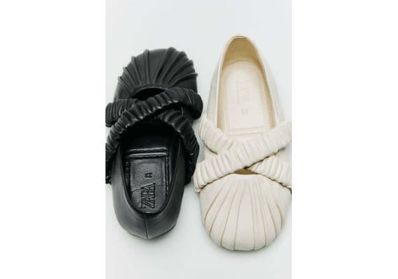 Zara Models for starfit® technology: ballet flats with technical insole foam for a comfortable, cushioned, and durable fit, Цвет: Белый, Размер: 27 (16,9 см), изображение 6