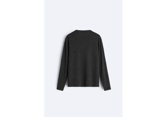 Zara Сохрани  вязаная футболка , Цвет: Серый, Размер: XL (US XL), изображение 7