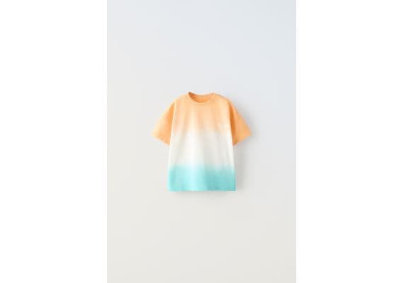 Zara Футболка tie-dye , Цвет: Оранжевый, Размер: 1½ лет (86 см)