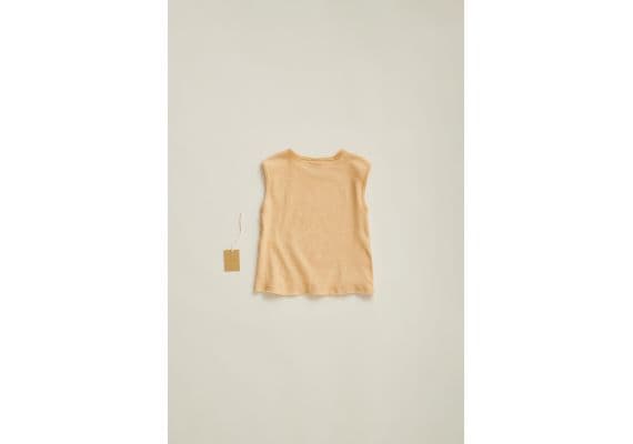 Zara Timelesz - жилетка из льно-хлопчатобленда , Цвет: Зеленый, Размер: 1½ лет (86 см), изображение 2