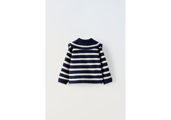 Zara Полосатый вязаный кардиган , Цвет: multicolor, Размер: 3-4 лет (104 см), изображение 2