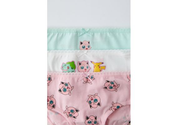 Zara   2-6 лет / упаковка из трех трусов pokémon ™ , Цвет: Розовый, Размер: 3 лет (98 см), изображение 2