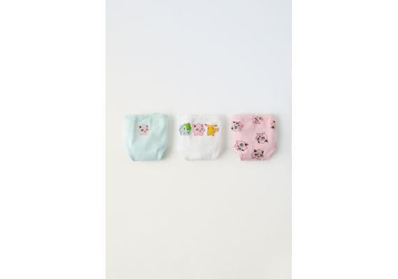 Zara   2-6 лет / упаковка из трех трусов pokémon ™ , Цвет: Розовый, Размер: 3 лет (98 см), изображение 5