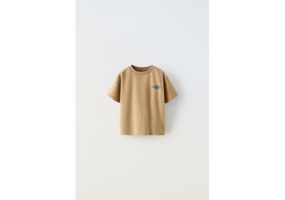 Zara Футболка "биг олита" , Цвет: Коричневый, Размер: 1½ лет (86 см)