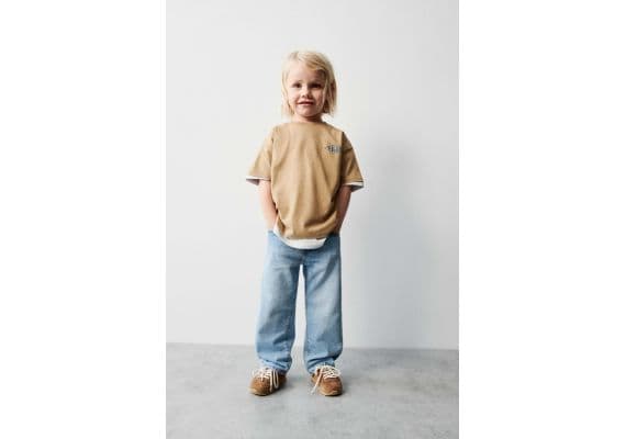 Zara Футболка "биг олита" , Цвет: Коричневый, Размер: 1½ лет (86 см), изображение 5