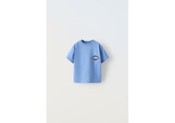 Zara Футболка isla bella print , Цвет: Синий, Размер: 1½ лет (86 см)