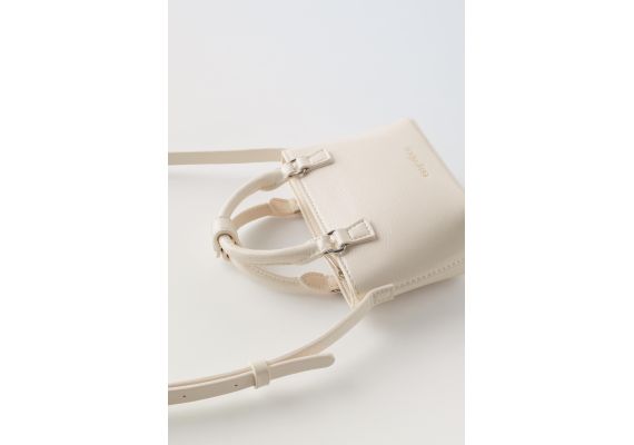 Zara   patent-finish mini bag , изображение 3