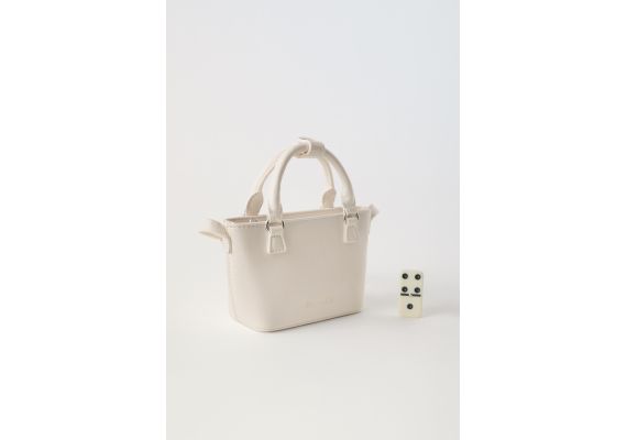 Zara   patent-finish mini bag , изображение 6