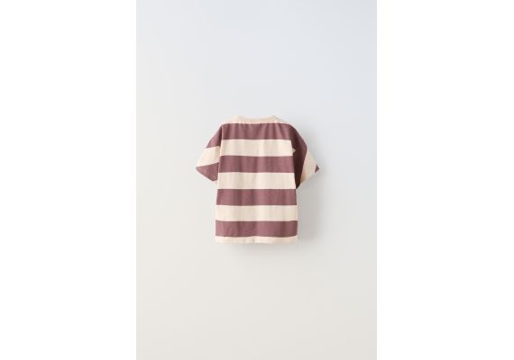 Zara Полосатая футболка с карманом , Цвет: multicolor, Размер: 1½ лет (86 см), изображение 2