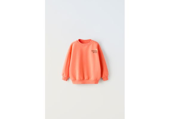 Zara   waves spot print sweatshirt , Цвет: Оранжевый, Размер: 6 лет (116 см)