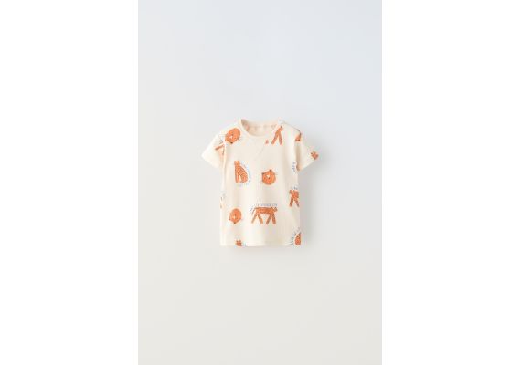 Zara   1-6 лет / леопардовый комплект , Цвет: Бежевый, Размер: 1½ лет (86 см), изображение 2