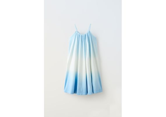 Zara   deep-dye dress , Цвет: Синий, Размер: 9 лет (134 см), изображение 2