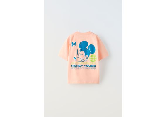 Zara Футболка с принтом mickey mouse © disney , Цвет: Розовый, Размер: 6-7 лет (120 см), изображение 2