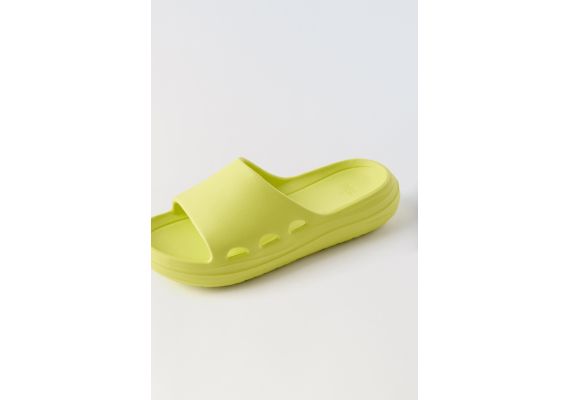 Zara Pool sandals , Цвет: Зеленый, Размер: 31 (19,6 см), изображение 3