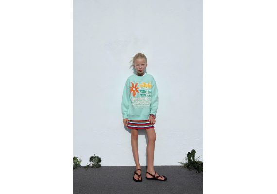 Zara Юбка с полосатым узором , Цвет: С принтом, Размер: 6-7 лет (120 см)