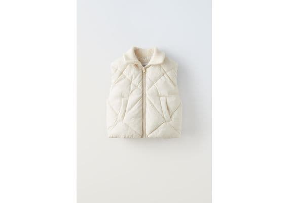 Zara Куртка коллекции snow collection с утепленным жилетом , Цвет: Белый, Размер: 6-7 лет (120 см)