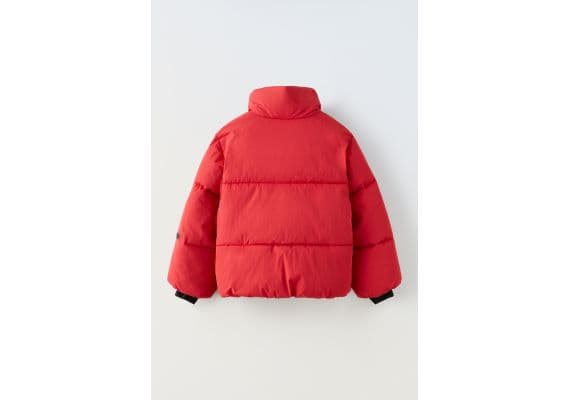 Zara Куртка-пуховик из коллекции snow collection , Цвет: Красный, Размер: 6-7 лет (120 см), изображение 2