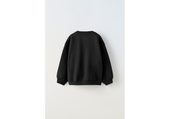 Zara   парижский свитшот с ринестонами , Цвет: Черный, Размер: 11-12 лет (152 см), изображение 2