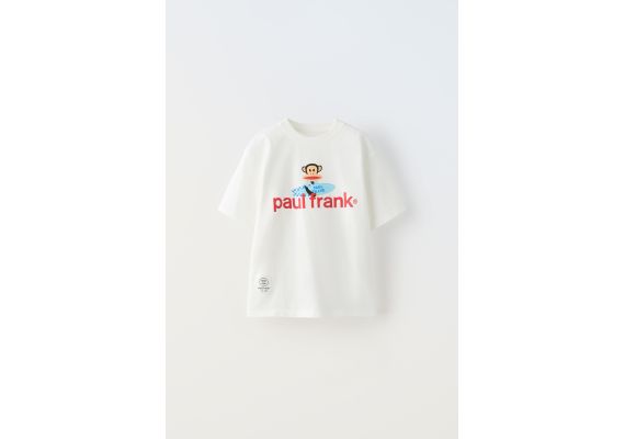 Zara Футболка paul frank ® , Цвет: Белый, Размер: 6-7 лет (120 см), изображение 3