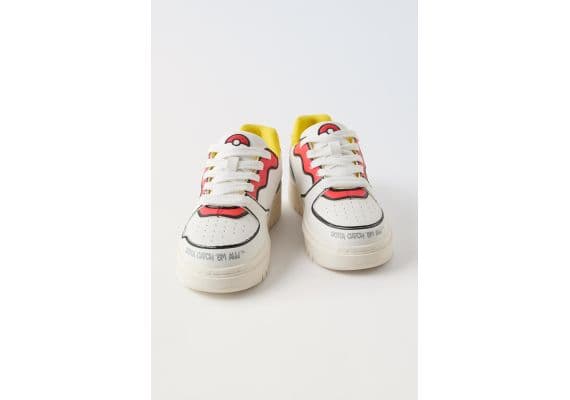 Zara Sneakers pikachu pokémon ™ , Цвет: Белый, Размер: 29 (18,3 см), изображение 3