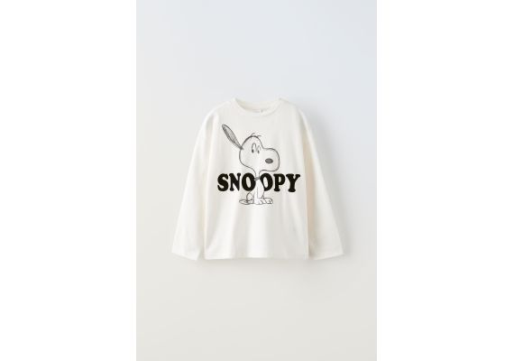 Zara Футболка snoopy peanuts™ , Цвет: Белый, Размер: 8-9 лет (130 см)