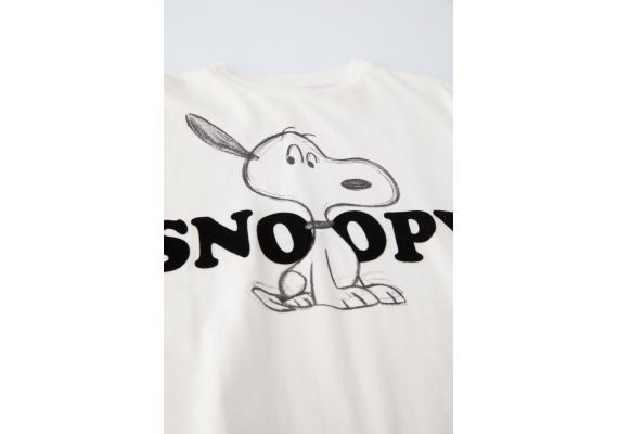 Zara Футболка snoopy peanuts™ , Цвет: Белый, Размер: 8-9 лет (130 см), изображение 3