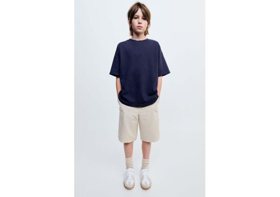 Zara Полные шорты true neutrals long bermuda shorts , Цвет: Бежевый, Размер: 6 лет (116 см)