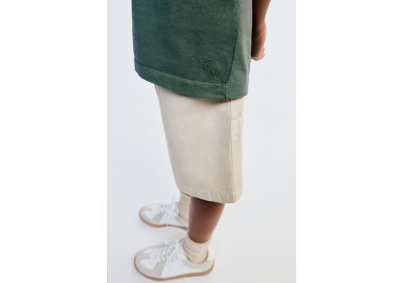 Zara Полные шорты true neutrals long bermuda shorts , Цвет: Бежевый, Размер: 6 лет (116 см), изображение 5