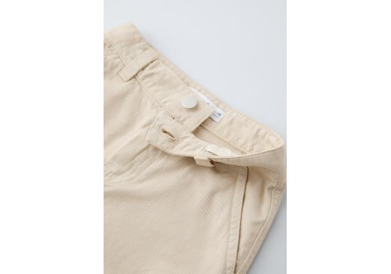 Zara Полные шорты true neutrals long bermuda shorts , Цвет: Бежевый, Размер: 6 лет (116 см), изображение 8