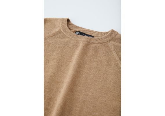 Zara   воды рубашка из смесовой шерсти true neutrals , Цвет: Коричневый, Размер: 6-7 лет (120 см), изображение 5