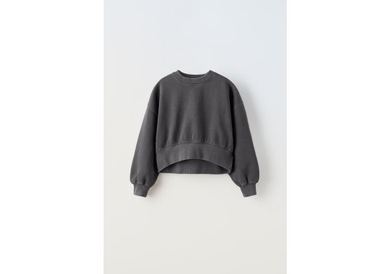 Zara Свитшот с капюшоном faded jogging , Цвет: Серый, Размер: 9-10 лет (140 см), изображение 2