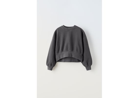 Zara Свитшот с капюшоном faded jogging , Цвет: Серый, Размер: 11-12 лет (152 см), изображение 4