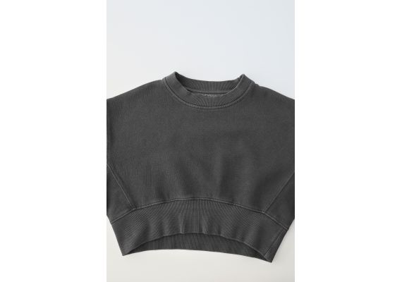 Zara Свитшот с капюшоном faded jogging , Цвет: Серый, Размер: 9-10 лет (140 см), изображение 9