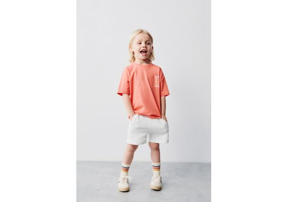 Zara Футболка варсити , Цвет: Красный, Размер: 1½ лет (86 см)