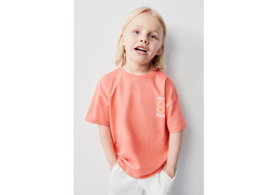 Zara Футболка варсити , Цвет: Красный, Размер: 1½ лет (86 см), изображение 2