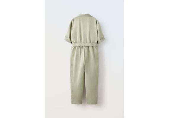 Zara Комбинезон worker jumpsuit , Цвет: Зеленый, Размер: 9 лет (134 см), изображение 2