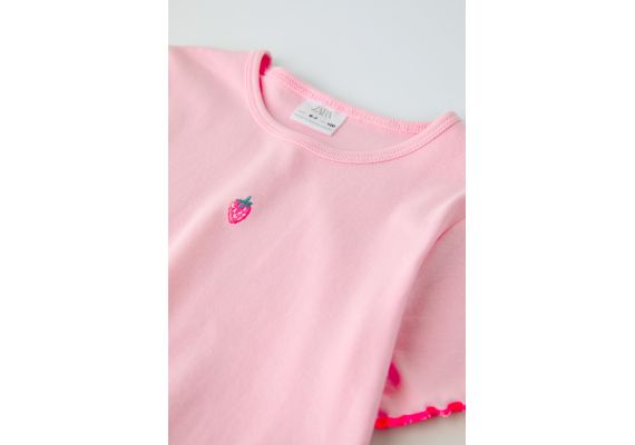 Zara  6-14 лет / неоновый фруктовый комплект , Цвет: Розовый, Размер: 13-14 лет (164 см), изображение 7