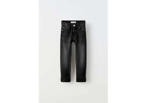 Zara Джинсы original fit denim trousers , Цвет: Черный, Размер: 9 лет (134 см)