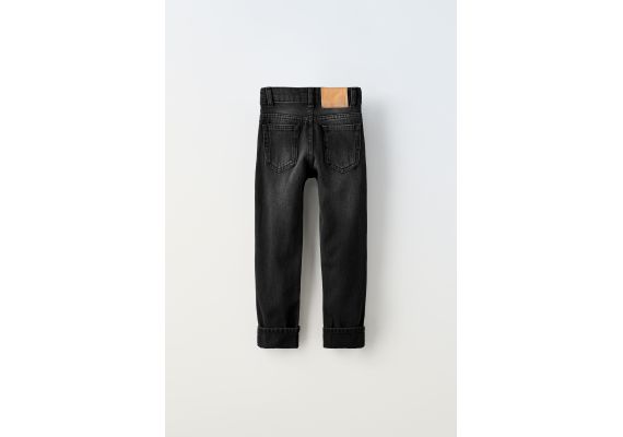 Zara Джинсы original fit denim trousers , Цвет: Черный, Размер: 11-12 лет (152 см), изображение 2